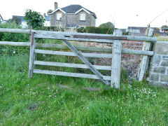 Ponthir Tinplate Works gate, July 2011